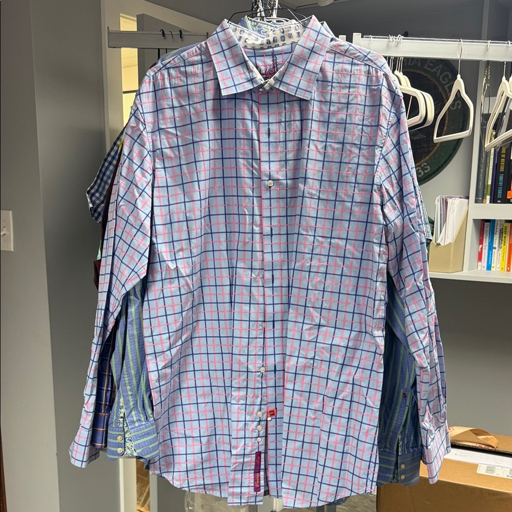 Robert Graham Multicolor Checkered Button Down Shirt